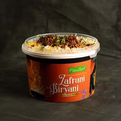 "Zafrani Mutton Bucket Biryani (Pista House) - Click here to View more details about this Product